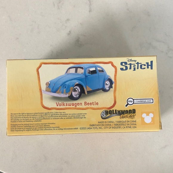 Jada Stitch Volkswagen Beetle Die-Cast Car - Blue - Picture 5 of 8